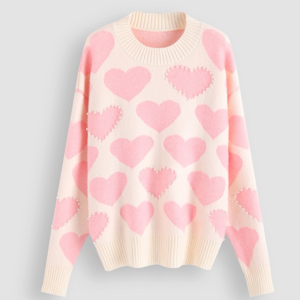💥💥BRAND NEW💥💥CIDER Heart & Pearl Sweater